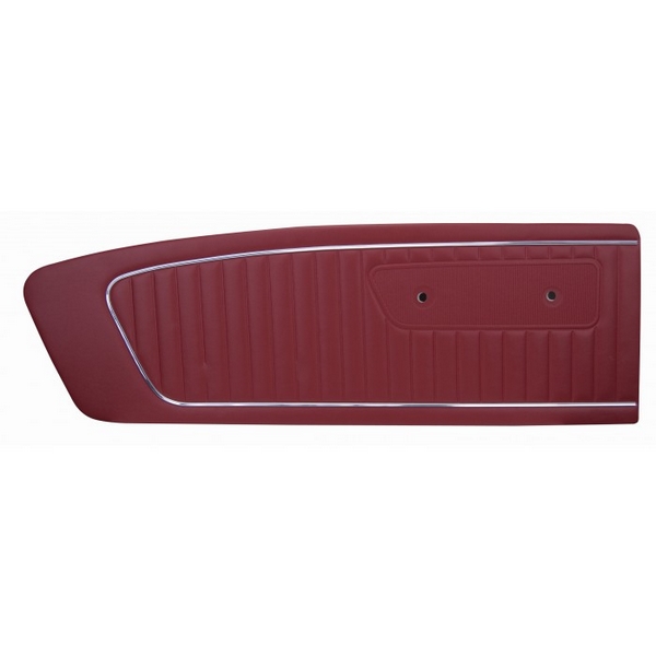 1965 Mustang Standard Door Panels, Vinyl (Two-Tone Version)-Convertible